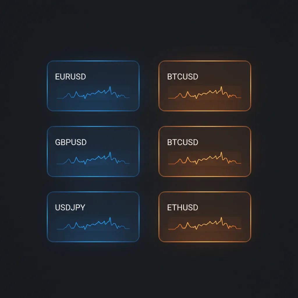 Available trading symbols