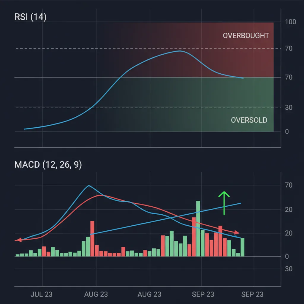 RSI and MACD indicators