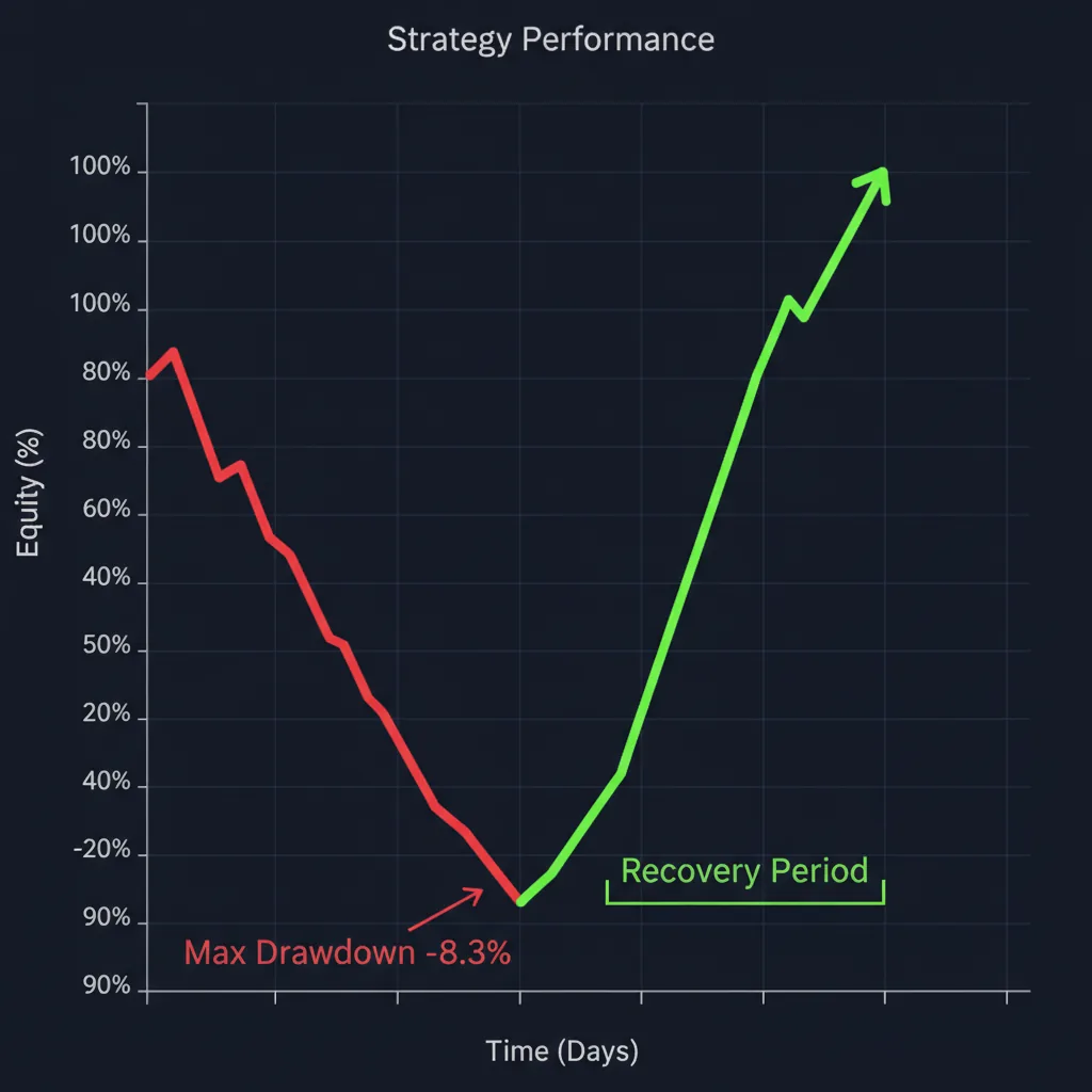Drawdown recovery chart
